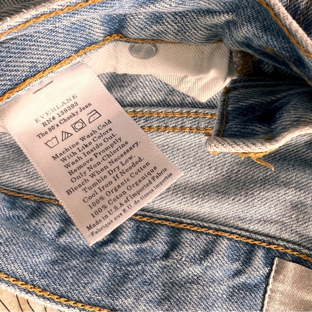 Everlane The ’90s Cheeky Jeans Women’s Size 24 - Picture 4 of 6